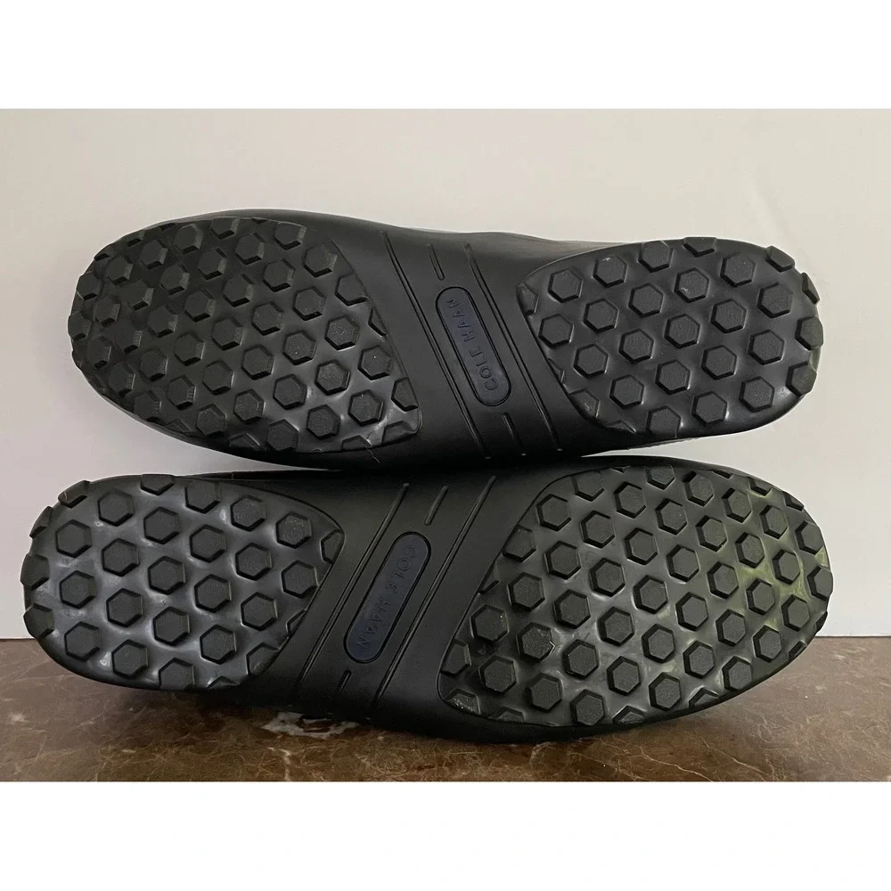Cole Haan Mens Tucker Venetian Driver Loafers Black Leather Slip On C03557 12 M